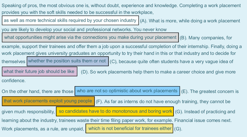 Speaking of pros, the most obvious one is, without doubt, experience and knowledge. Completing a work placement
provides you with the soft skills nee ...