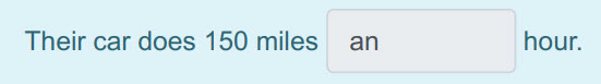 Their саг does 150 miles ап hour. ...