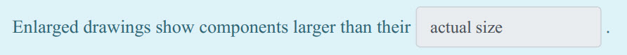 Enlarged drawings show components larger than their actual size ...