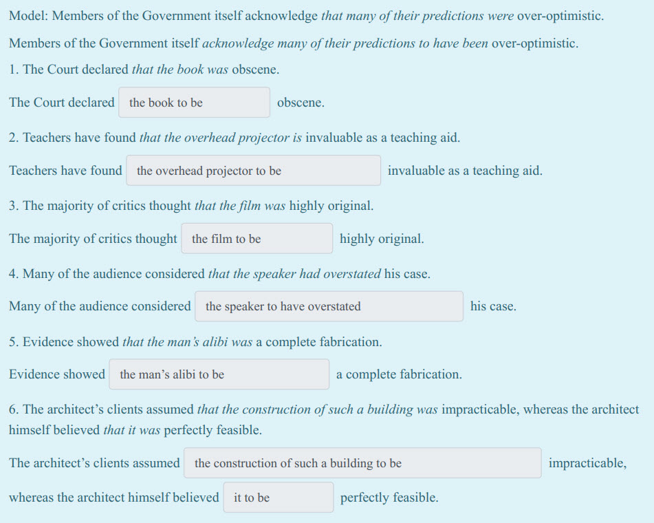 Model: Members of the Government itself acknowledge that many of their predictions were over-optimistic.
Members of the Government itself acknowledge ...